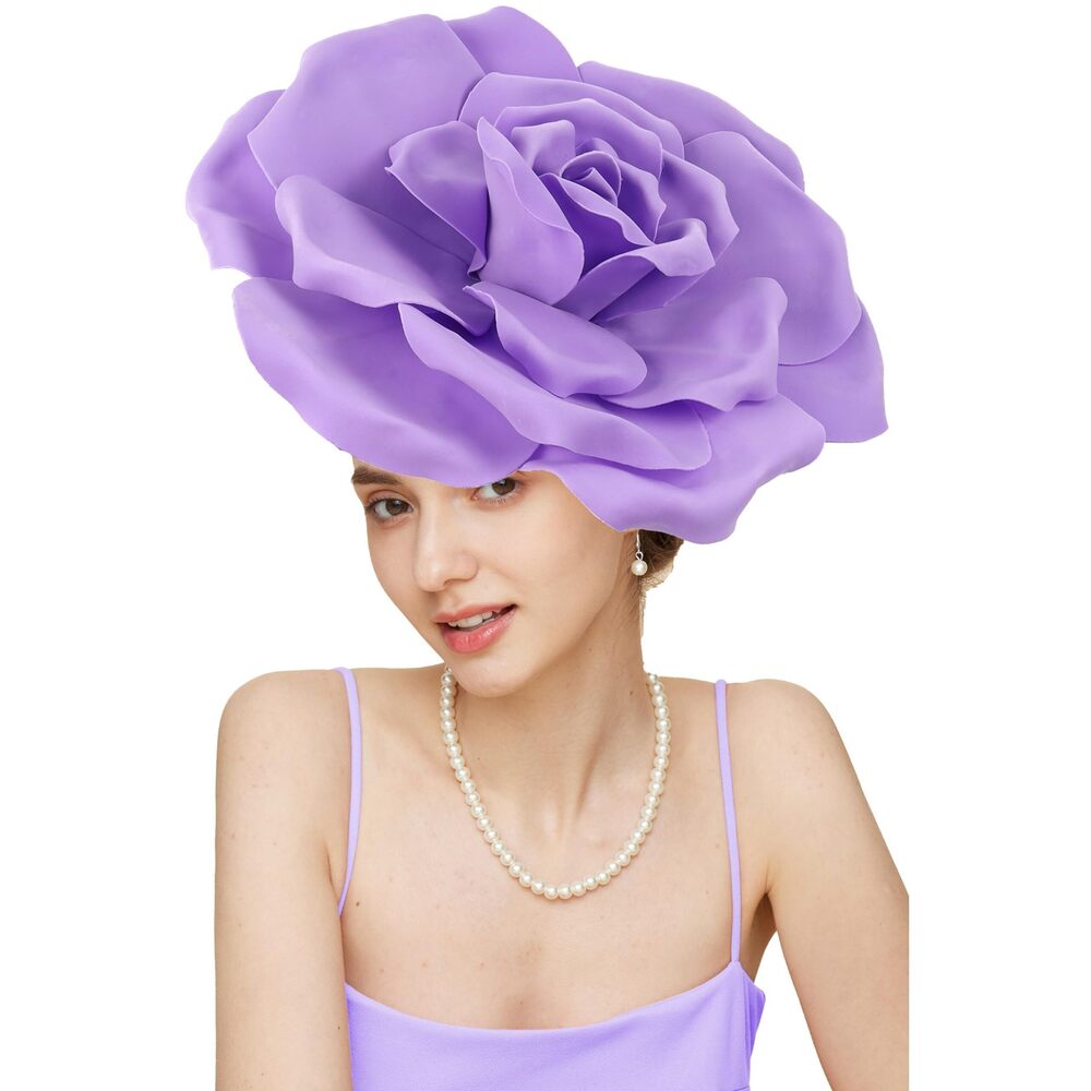 5434 Flower Fascinators Hat Tea Party Hats For Women Rose Fascinator